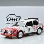 Lancia Delta S4 Group B #3 M. Alen / I. Kivimäki Olympus Rally 1986 Otto 1:18 OT976 Fém - image 6 of 6