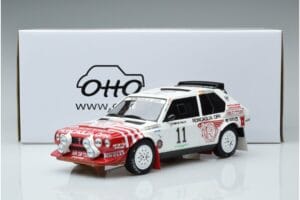 Lancia Delta S4 Group B #3 M. Alen / I. Kivimäki Olympus Rally 1986 Otto 1:18 OT976 Fém – 6. kép a 6-ből