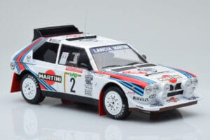 Lancia Delta S4 #2 M. Alen / I. Kivimaki Rally San Remo 1986 IXO 1:18 18RMC130A Fém – 4. kép a 6-ből