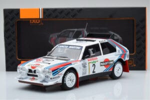 Lancia Delta S4 #2 M. Alen / I. Kivimaki Rally San Remo 1986 IXO 1:18 18RMC130A Fém – 6. kép a 6-ből
