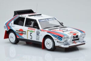 Lancia Delta S4 #5 M. Biasion / T. Siviero Rally San Remo 1986 IXO 1:18 18RMC130B Fém – 4. kép a 6-ből