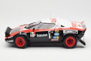 Lancia Stratos HF #1 Hunsruck Rally 1978 Kyosho 1:18 08130D Fém – 4. kép a 8-ből