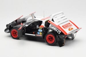 Lancia Stratos HF #1 Hunsruck Rally 1978 Kyosho 1:18 08130D Fém – 5. kép a 8-ből