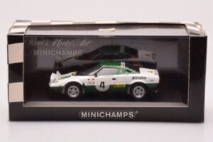 Lancia Stratos Alitalia #4 B. Waldegaard / H. Thorzelius Winner Rally Sweden 1975 Minichamps 1:43 430751204 Fém – 4. kép a 4-ből