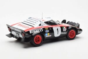 Lancia Stratos HF #1 Lancia Pirelli W. Rohrl / C. Geistdorfer Winners Dynabit Saarland Rallye 1978 Minichamps 1:18 155781701  – 2. kép a 6-ből