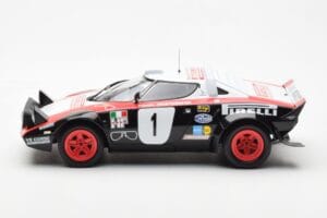Lancia Stratos HF #1 Lancia Pirelli W. Rohrl / C. Geistdorfer Winners Dynabit Saarland Rallye 1978 Minichamps 1:18 155781701  – 3. kép a 6-ből