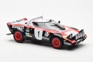 Lancia Stratos HF #1 Lancia Pirelli W. Rohrl / C. Geistdorfer Winners Dynabit Saarland Rallye 1978 Minichamps 1:18 155781701  – 4. kép a 6-ből