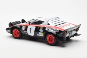 Lancia Stratos HF #1 Lancia Pirelli W. Rohrl / C. Geistdorfer Winners Dynabit Saarland Rallye 1978 Minichamps 1:18 155781701  – 5. kép a 6-ből