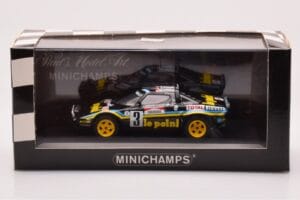 Lancia Stratos Le Point #3 B. Darniche / A. Mahe Tour de France 1980 Minichamps 1:43 430801201 Fém – 4. kép a 4-ből