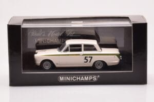 Lotus Cortina Mk1 #57 J. Clark Crystal Palace Winner 1964 Minichamps 1:43 400648257 Fém – 4. kép a 4-ből