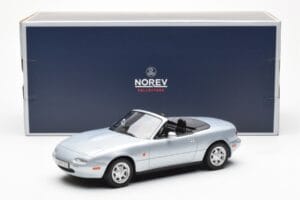 Mazda MX-5 NA Ezüst Norev 1:18 188023 Fém – 7. kép a 7-ből