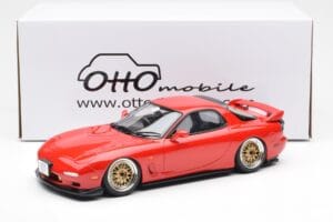 Mazda RX-7 FD Khyzyl Saleem Piros Otto 1:18 OT1062 Gyanta – 6. kép a 6-ből
