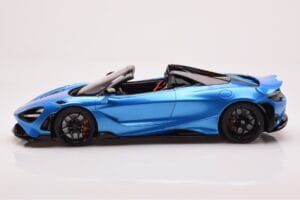 McLaren 765LT Spider Kék GT Spirit 1:18 GT886 Gyanta – 3. kép a 6-ből