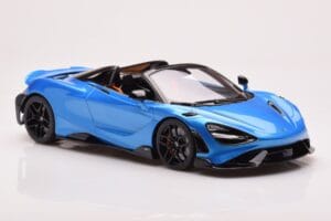 McLaren 765LT Spider Kék GT Spirit 1:18 GT886 Gyanta – 4. kép a 6-ből