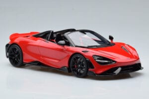 McLaren 765LT Spider Piros GT Spirit 1:18 GT420 Gyanta – 4. kép a 6-ből