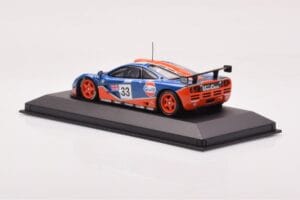 McLaren F1 GTR #33 Gulf Racing R. Bellm / M. Weaver / J-J. Lehto 24 Hours of Le Mans 1996 Minichamps 1:43 530164333 Fém – 3. kép a 4-ből