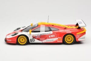 McLaren F1 GTR #40 J. O'Rourke / M. Sugden / P. Auberlein EMI 24 Hours of Le Mans 1996 UT Models 1:18 39820 Fém – 3. kép a 6-ből