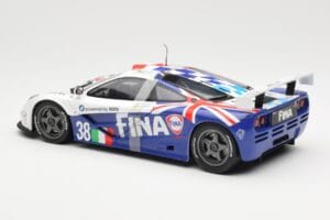 McLaren F1 GTR #38 M. Duez / M. Soper / E. Lafitte Team Bigazzi 24 Hours of Le Mans 1996 UT Models 1:18 80439421484 Fém – 5. kép a 6-ből