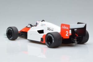 McLaren MP4/2B Marlboro #2 A. Prost Monaco GP Winner World Champion 1985 MCG 1:18 MCG18606F Fém – 5. kép a 6-ből
