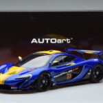 McLaren P1 GTR Kék Sárga Csíkokkal AUTOart 1:18 - image 7 of 7