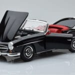 Mercedes 190 SL W121 Kabrió Fekete Minichamps 1:18 - image 2 of 8