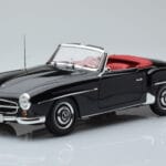 Mercedes 190 SL W121 Kabrió Fekete Minichamps 1:18