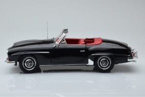 Mercedes 190 SL W121 Kabrió Fekete Minichamps 1:18 100037030 Fém – 4. kép a 8-ből