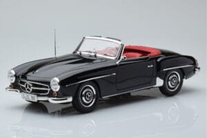 Mercedes 190 SL W121 Kabrió Fekete Minichamps 1:18
