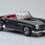 Mercedes 190 SL W121 Kabrió Fekete Minichamps 1:18 - image 5 of 8