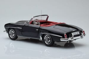 Mercedes 190 SL W121 Kabrió Fekete Minichamps 1:18 100037030 Fém – 6. kép a 8-ből