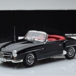 Mercedes 190 SL W121 Kabrió Fekete Minichamps 1:18 - image 8 of 8