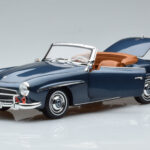 Mercedes 190 SL W121 Roadster Kék Norev 1:18 - image 2 of 8