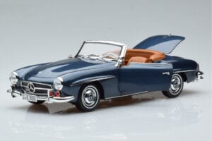 Mercedes 190 SL W121 Roadster Kék Norev 1:18 B66040625 Fém – 2. kép a 8-ből