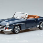 Mercedes 190 SL W121 Roadster Kék Norev 1:18