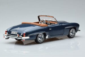 Mercedes 190 SL W121 Roadster Kék Norev 1:18 B66040625 Fém – 3. kép a 8-ből