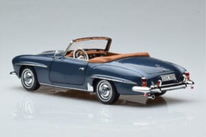 Mercedes 190 SL W121 Roadster Kék Norev 1:18 B66040625 Fém – 7. kép a 8-ből