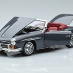 Mercedes 190 SL W121 Roadster Szürke Norev 1:18 183402 Fém - image 2 of 8