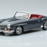 Mercedes 190 SL W121 Roadster Szürke Norev 1:18 183402 Fém