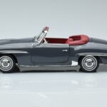 Mercedes 190 SL W121 Roadster Szürke Norev 1:18 183402 Fém - image 4 of 8
