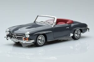 Mercedes 190 SL W121 Roadster Szürke Norev 1:18 183402 Fém