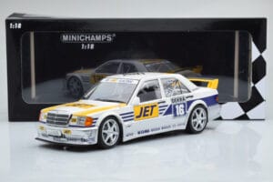 Mercedes 190E 2.5-16 W201 EVO 1 Jet #16 F. Biela Team Ms-Jet Racing DTM 1990 Minichamps 1:18 155903616 Fém – 6. kép a 6-ből