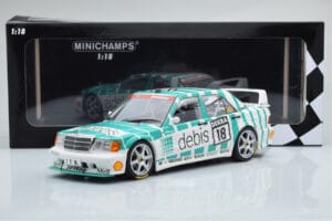 Mercedes 190E 2.5-16 W201 EVO 2 Debis #18 F. Giroix Team Zackspeed DTM 1991 Minichamps 1:18 155913618 Fém – 6. kép a 6-ből