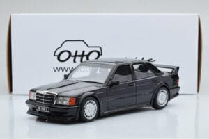 Mercedes 190E W201 2.5-16 Evo I Fekete Otto 1:18 OT151 Gyanta – 6. kép a 6-ből