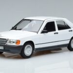 Mercedes 190 E W201 Fehér Norev 1:18 183820 Fém