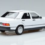 Mercedes 190 E W201 Fehér Norev 1:18 183820 Fém - image 3 of 7
