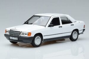 Mercedes 190 E W201 Fehér Norev 1:18 183820 Fém