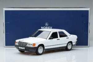 Mercedes 190 E W201 Fehér Norev 1:18 183820 Fém – 7. kép a 7-ből