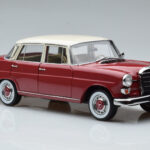 Mercedes 200 W110 Piros Norev 1:18 - image 6 of 7