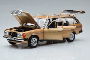 Mercedes 200T S123 AMG Package Bézs Norev 1:18 183739 Fém – 2. kép a 9-ből