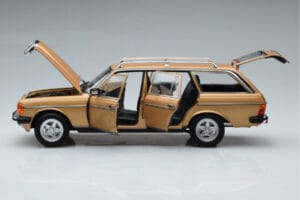 Mercedes 200T S123 AMG Package Bézs Norev 1:18 183739 Fém – 4. kép a 9-ből